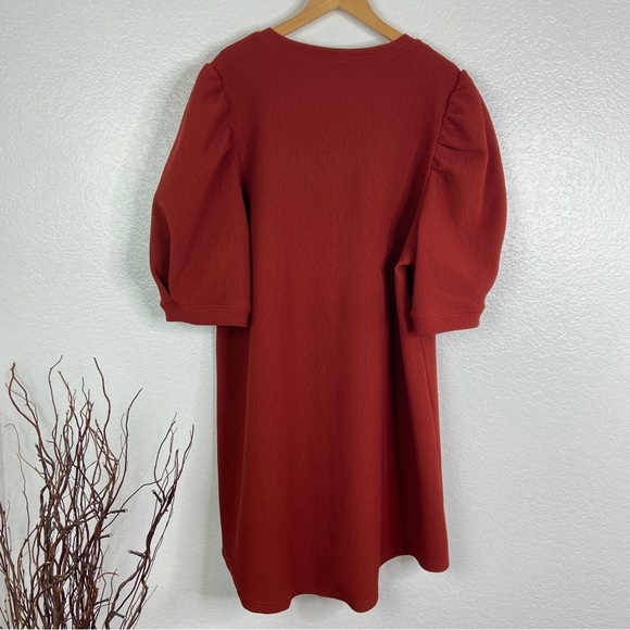 NWT CITY CHIC Impulse Vibes Puffed Sleeve Mini Dress - Picture 4 of 8